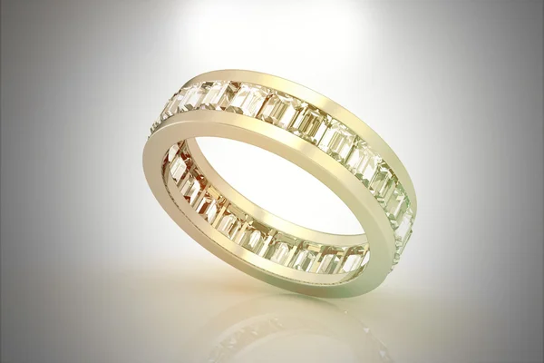 Hermoso anillo de joyería — Foto de Stock