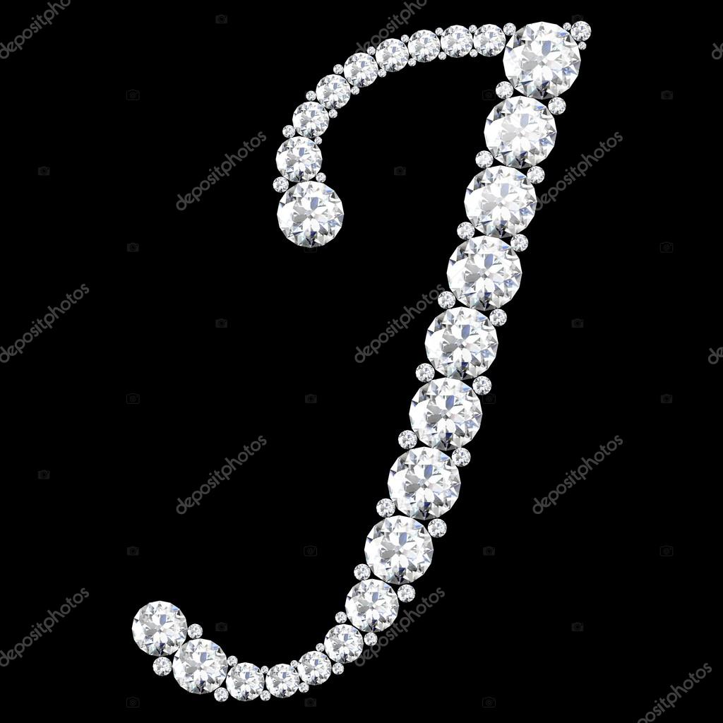 J Letter made from diamonds and gems Stock Photo by ©Boykung 64530287