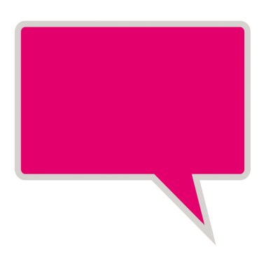 Pembe sohbet kabarcık