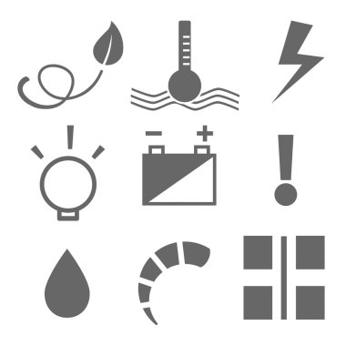 Araba Pano Icons set.
