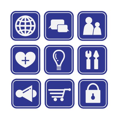 Web, iletişim simgeler