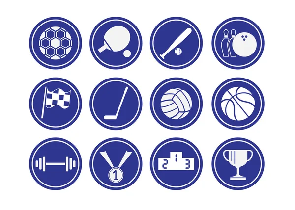 Icons set sports — Stock Vector