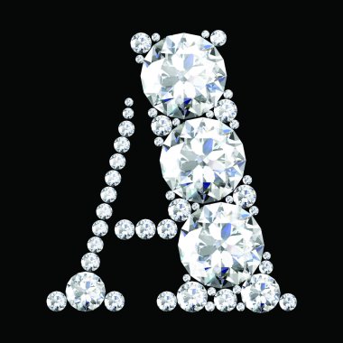 Elmas yapılmış bir mektup