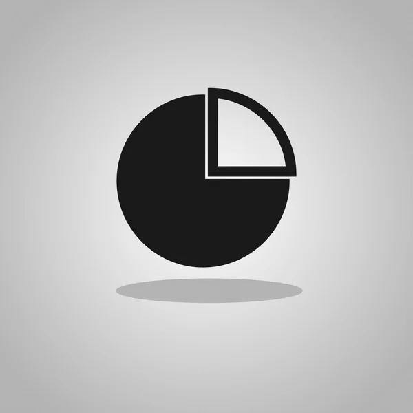 Ícone de diagrama circular — Vetor de Stock