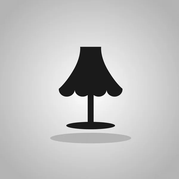 Tabelpictogram lamp — Stockvector
