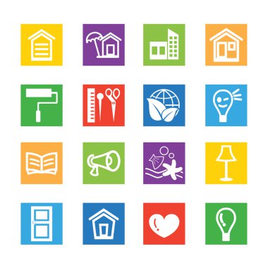 Onarım düz simgeler Hizmetleri