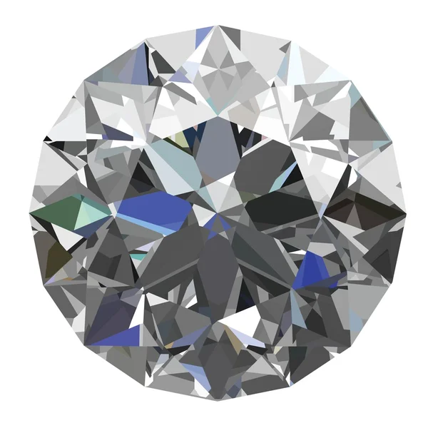 豪華な光沢のあるダイヤモンド — ストックベクタ