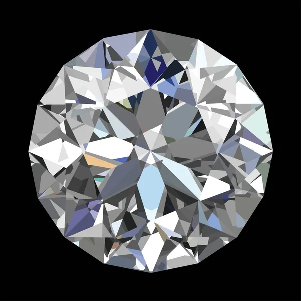 Lyxiga glänsande diamant — Stock vektor