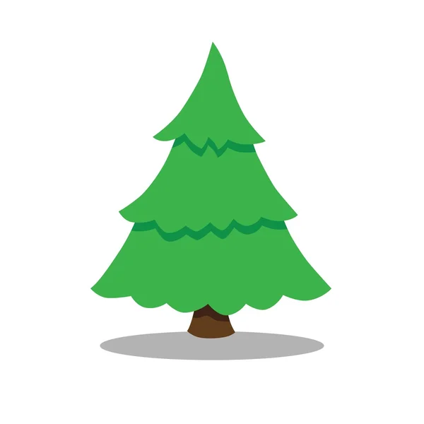 Albero di Natale verde — Vettoriale Stock