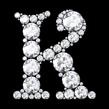 Çarpıcı bir güzel K elmas ayarla