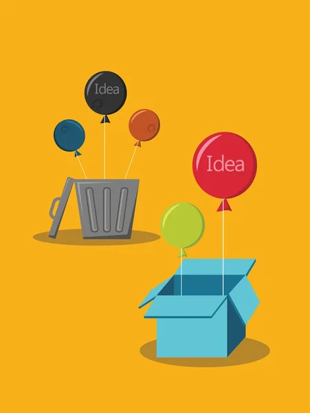 Idea globo — Vector de stock