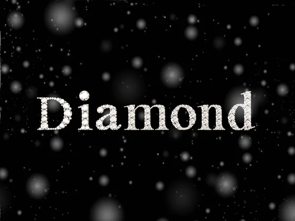 Slova Diamond Diamond — Stock fotografie