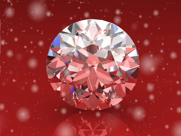 Bijou en diamant (image 3D haute résolution ) — Photo