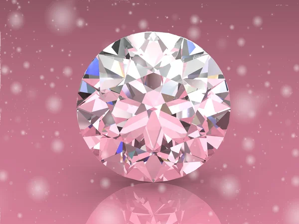 Bijou en diamant (image 3D haute résolution ) — Photo