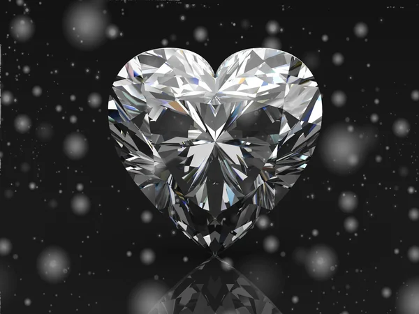 Diamantjuweel (hoge resolutie 3D-beeld) — Stockfoto