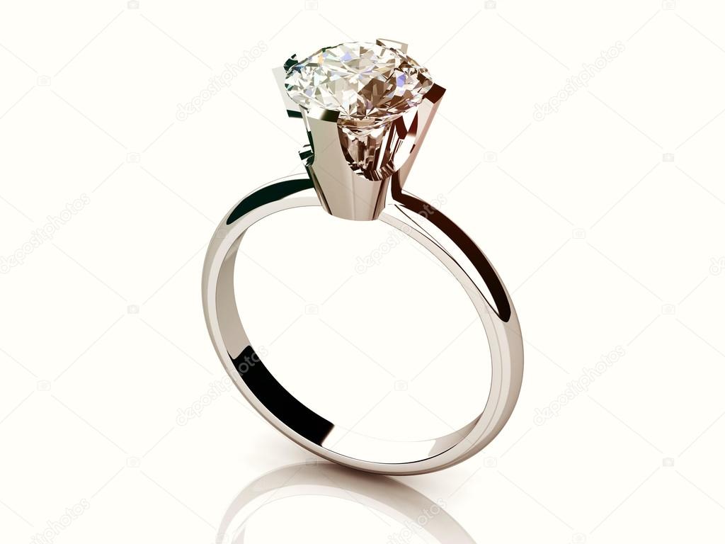 The beauty wedding ring (high resolution 3D image) Stock Photo by ©Boykung  98151006
