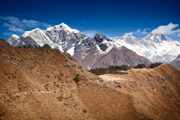 เดินป่าใน SoluKhumbu — ภาพถ่ายสต็อก