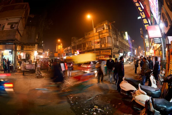 Carretera de bazar principal de noche — Foto de Stock