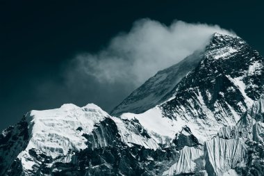 Peak of Mt. Everest clipart