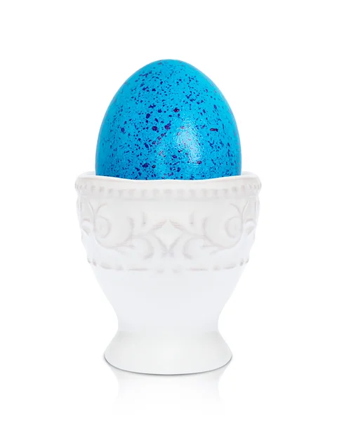 Пасхальное яйцо на подставке — стоковое фото