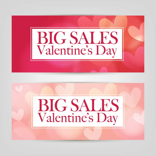 Valentine's Day sale — Stock Vector