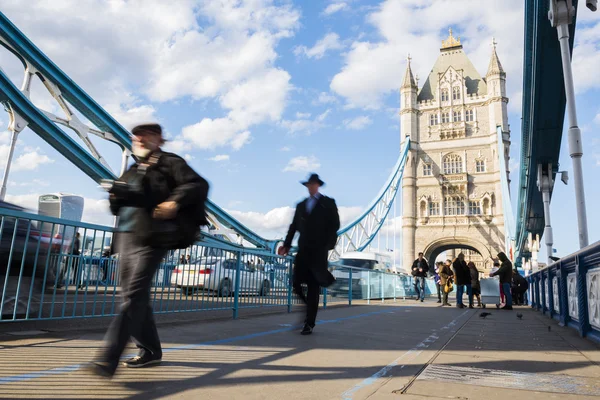 Rozmazane Tower Bridge — Zdjęcie stockowe