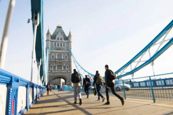 Bulanık Tower Bridge — Stok fotoğraf