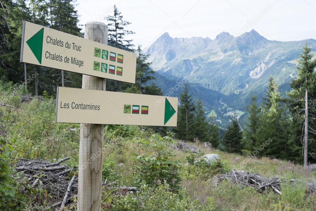 Les Contamines sign