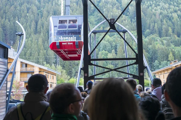 Teleférico Aiguille du Midi —  Fotos de Stock