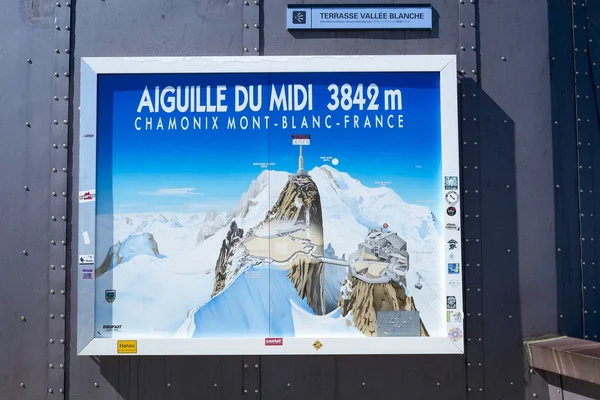 Midi Aiguille du — Foto de Stock