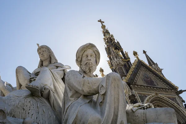 Albert Memorial grupy Afryki — Zdjęcie stockowe