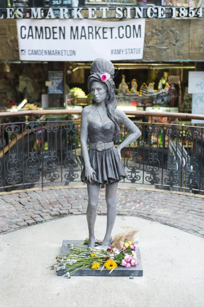 Amy winehouse-szobor Jogdíjmentes Stock Fotók