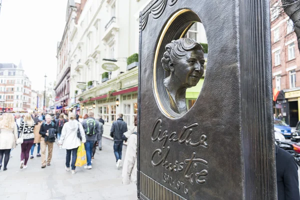 Agatha Christie memorial — Zdjęcie stockowe