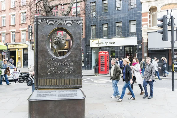 Agatha Christie memorial — Zdjęcie stockowe