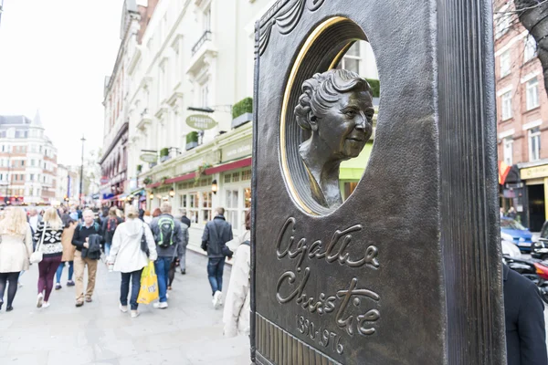 Agatha Christie Anıtı Stok Fotoğraf