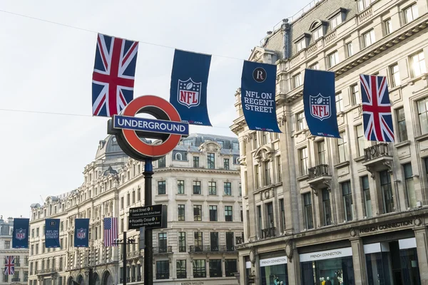 NFL en Regent Street — Foto de Stock