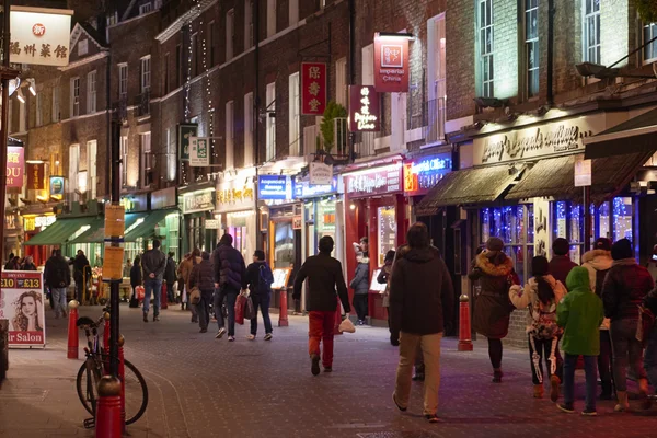 Chinatown bei Nacht — Stockfoto