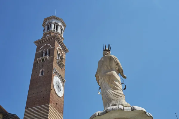 Torre dei Lamberti — Foto de Stock