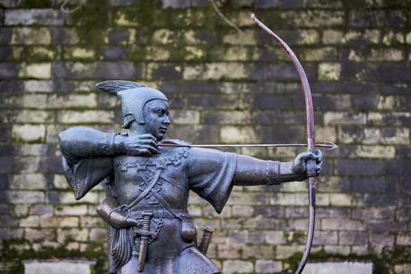 Statue of Robin Hood — Stock Photo, Image