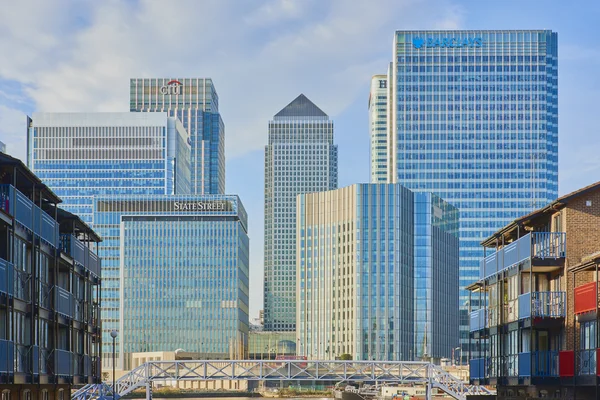 Rascacielos Canary Wharf — Foto de Stock