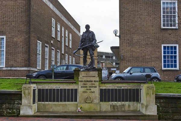 Kriegerdenkmal in Tuningen — Stockfoto