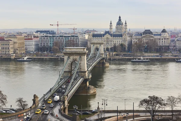 Szechenyi kettenbrücke — Stockfoto