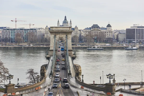 Szechenyi 체인 브리지 — 스톡 사진