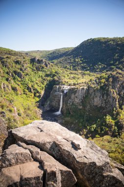 Waterfall in Pozo de los humos, Arribes del duero, Salamanca, Spain clipart