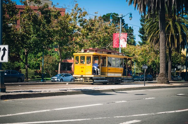 Tramwaje w San Francisco, california — Zdjęcie stockowe