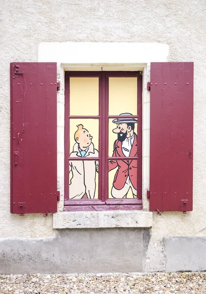 Cheverny, Francie - 29. května: Pohled Tintin na 29 května 2014 v Che — Stock fotografie