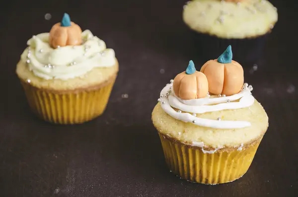 Cupcakes díszített fondant — Stock Fotó