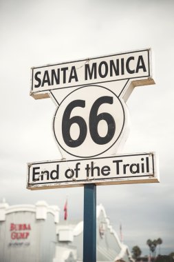 Santa Monica Pier, Los Angeles tabelaya Historic Route 66