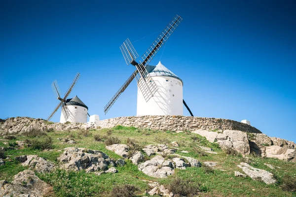 Вітряки Consuegra, Іспанія — стокове фото