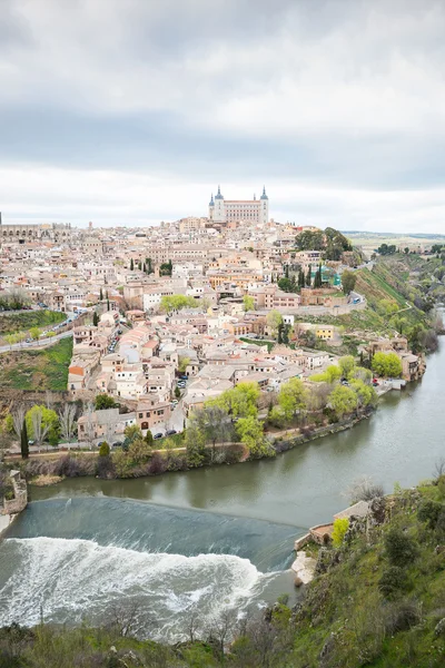 Toledo, Spain old town cityscape at the Alcazar. — Stock Photo, Image